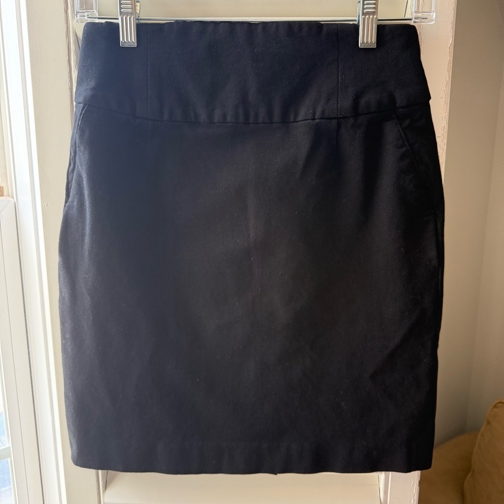 Banana Republic Petite Black Pencil Skirt